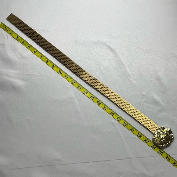 Vintage Gold Lion Head Stretch Belt main image 8